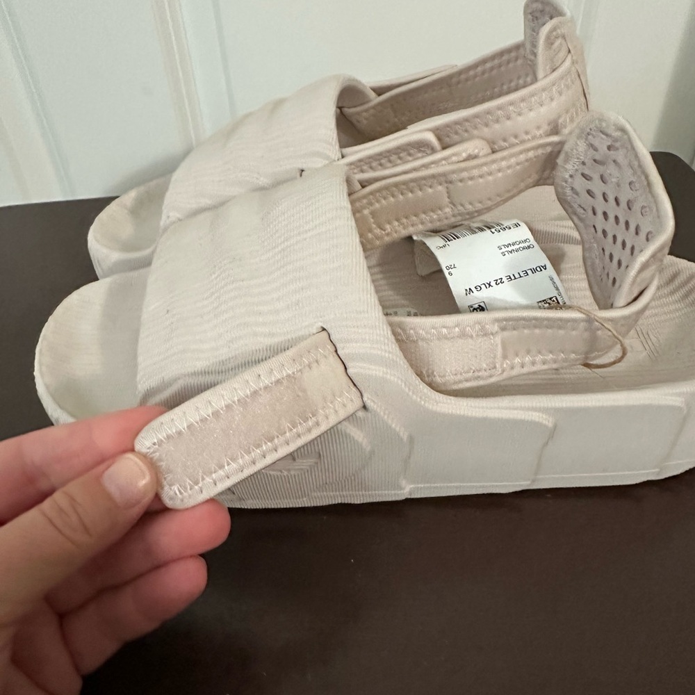 Adidas Adilette 22 XLG Slides Size 10 Shade Putty Mauve - Picture 7 of 10